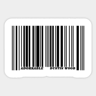 Adorkable Barcode Sticker